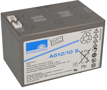Sonnenschein Bleiakku Dryfit A512/10S mit 12V 10Ah