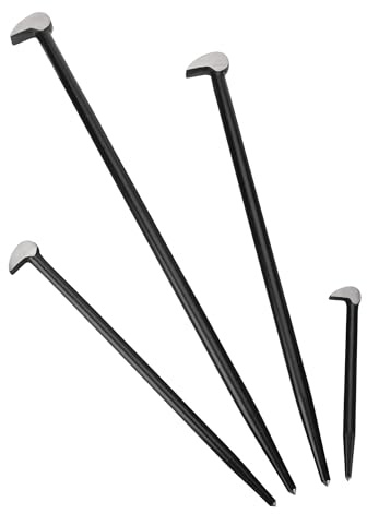 Performance Tool W2021 4-Piece Drop-Forged Roll Type Pry Bar Set
