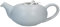 London Pottery Pebble Teapot with Infuser for Loose Tea, Stoneware, Flecked Light Blue, 4 Cup (1 Litre)