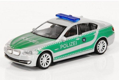 Welly BMW 535i (F10) Polizei Grün Polizeiauto Modellauto 1:34/9