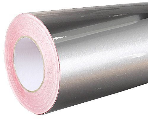 4,75€/m² Rapid Teck® Glanz Folie - 090 Silber - Klebefolie - 5m x 63cm - Plotterfolie- Folie selbstklebend - auch als Moebelfolie - Klebefolie
