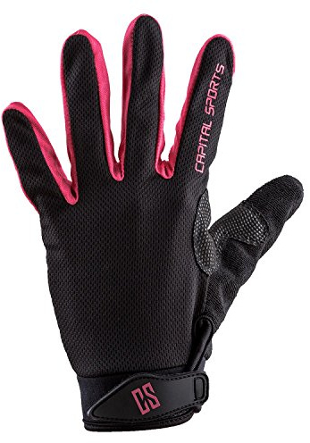 CAPITAL SPORTS Nice Touch - Sporthandschuhe, Trainingshandschuhe, Kunstleder, Größem: S,M,L, und XL, Farben: rosa und blau