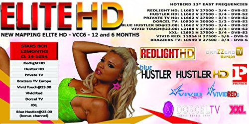 Redlight Elite 8 Stars Viaccess-Karte, 12 Monate