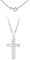 Tuscany Silver Rolokette Mit Anhänger Sterling Silber Kreuz Weiß Zirkonia 46cm/18'