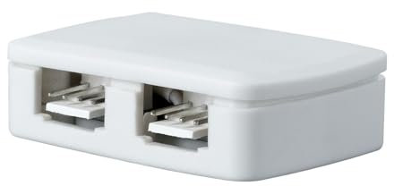 Paulmann 70203 YourLED Junction-Box für LED Strip 4-fach Verteilung Stripe Zubehör Weiß Kunststoff inklusive Verteilerkabel und Verkettungsleitungen