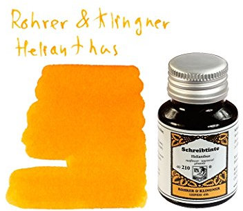 Rohrer & Klingner - Bottled Writing Ink - 50ml (Sunflower Yellow)