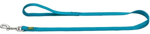 HUNTER Hundeführleine, Nylon, mit Handschlaufe, witterungsbeständig und pflegeleicht, 1.5 x 110 cm, petrol