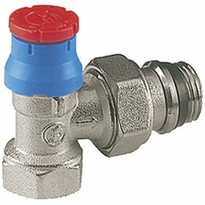 Giacomini - Grifería gas de radiador - Válvula escuadra R401TG 3/8 - : R401X132