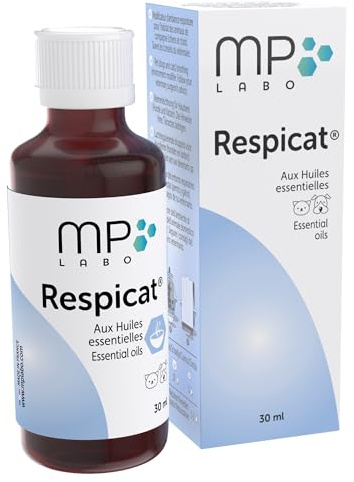 MP Labo Respicat® 30 ml – Mit ätherischen Ölen – Modifikator der Atemluft im Lebensraum von Haustieren – Hunde und Katzen
