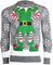 NOROZE Herren Damen Unisex Neuheit Weihnachten Pullover Strickpullover M Mittelgrau