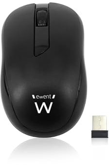 Ewent EW3223 Ratón inalám Negro 1000 dpi