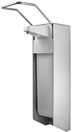 Desinfektionsmittelspender 1000 ml Aluminium, langer Armhebel
