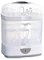 Chicco SterilNatural Esterilizador de Biberones 2 en 1, Esterilizador Natural de Vapor con 2 Configuraciones, Rápido y Fácil de Usar, Hasta 6 Biberones de 330 ml o Chupetes, Color Blanco