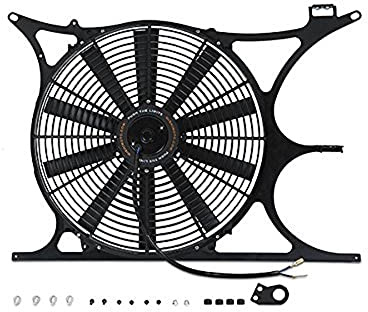 Mishimoto MMFS-E36-92P Performance Aluminum Fan Shroud Compatible With BMW E36 3-Series 1992-1999 Black