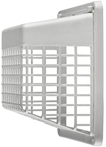 Lambro Industries 1491WG Grille d'aération Universelle à charnière Blanc Lambro