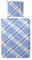 Hahn Feinbiber Bettwäsche Herz blau 135x200 cm + 80x80 cm