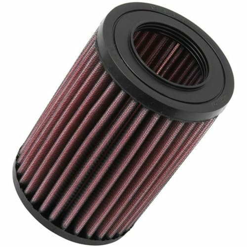 K&N E-9257 Waschbarer und wiederverwendbarer KFZ Luftfilter/Direkt-Kits Rot
