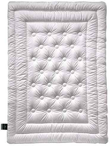 Billerbeck Bettdecke Meisterklasse – ca. 155 x 220 cm – Winterdecke – warme Decke für den Winter – aus Schafschurwolle