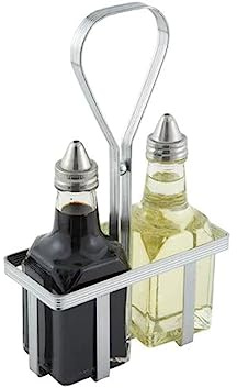 Winco Oil and Vinegar Cruet Rack, Chrome Plated