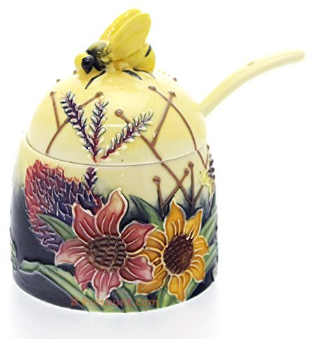 Old Tutpton Ware Honey Pot - Summer Bouquet Design