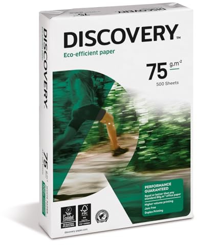 Discovery A4 Wert Büro Papier - Weiß [5 x 500 Blatt]