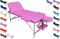 Polironeshop Europa – Massageliege aus Aluminium, Verstellbare Massagebank und Tattooliege, Ergonomisch und Stabil für professionellen Einsatz (Rosa)