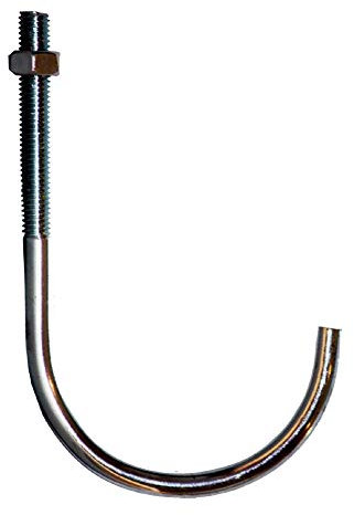 Rohrhaken M6x 70/34/15-1'', vz, m.Mutter/Pck a 100 Stück