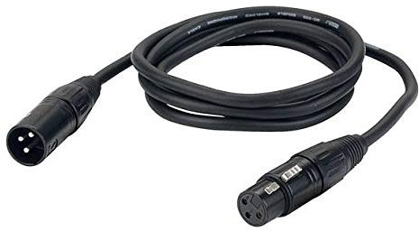 DAP XLR Mikrofon Kabel schwarz 6m