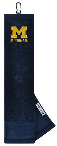 Team Effort Michigan Wolverines Handtuch mit Gesicht und Club Bestickt