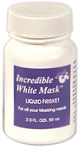Grafix 8–1/-/Bratenspritze Incredible weiß Maske Liquid Frisket, Sortiert, 2 oz