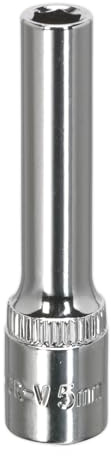 Sealey Sp1405D Walldrive Socket 5Mm Deep 1/4Sq Drive Fully Polished