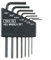 ENGINEER 7 piece mini sized imperial (inches) ALLEN KEY set, including sizes 0.05 1/16 5/64 3/32 7/64 (small hex wrenches) twh-02