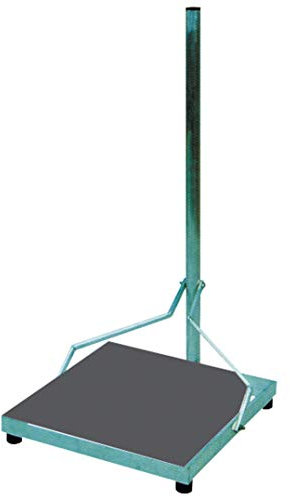 hd-line TELESTAR Support de Balcon (Acier, pour Dalle de béton 50 × 50 cm, Hauteur 1 m)