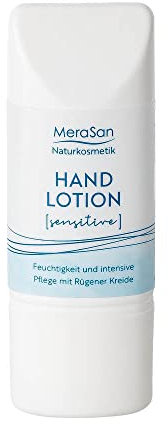MeraSan Naturkosmetik Handlotion Sensitive 30ml - Vegan, Bio, Naturkosmetik, Intensivpflege, Handpflege, Made in Germany, Trockene Haut, Parfümfrei