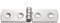 ARBO-INOX® - Scharnier - Edelstahl A2 - gestanzt - 75 x 20 - rostfrei