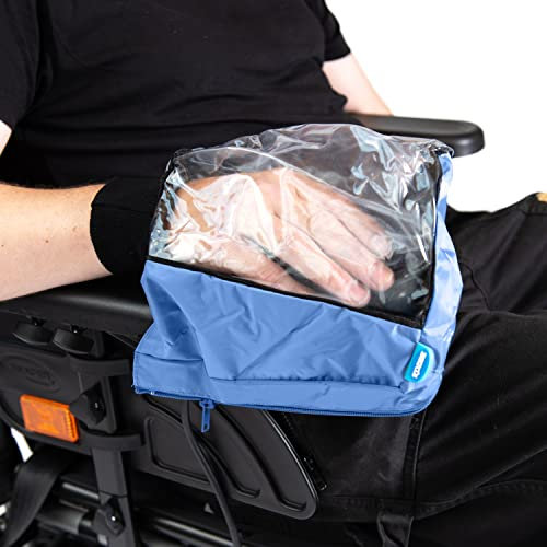 Kozee Komforts Power Wheelchair Control Panel Cover - Waterproof and Durable Protection for Your Electric Panel - Essential Accessory for All Electric Wheelchair Users - Blue