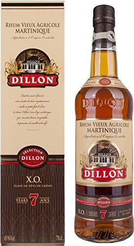 Dillon XO 7 years old avec emballage cadeau Rhum (1 x 0,7 L)