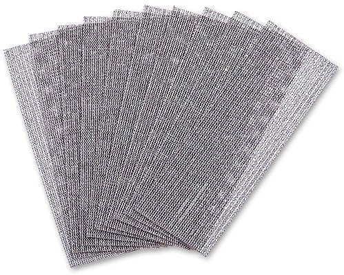 Mirka Abranet Netz-Schleifstreifen 70x198 mm Klett/Korn P120 / 10 Stk/zum Schleifen von Holz, Spachtel, Lack, Kunststoff / AE150F1012