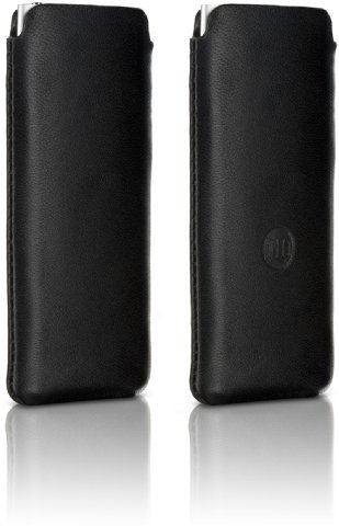 DLO 63036 Leder-Tasche/Leder Hülle für Apple iPod Nano 4. Gen schwarz