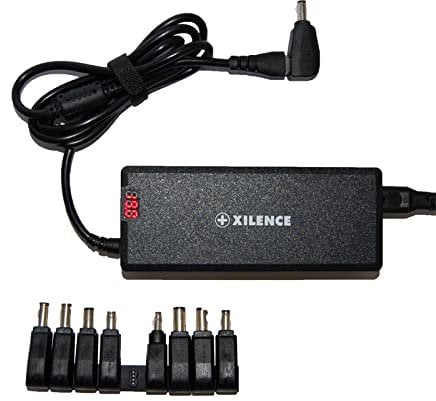 Xilence XM008 Universal Notebook Ladegerät 75W, 9 Adapter, mit LED Anzeige, schwarz