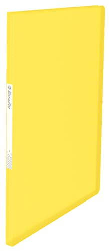 Esselte 623995 VIVIDA Sichtbuch (A4, PP, flexibler Einband, 20 Hüllen) gelb