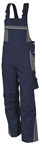 QUALITEX HIGH QUALITY WORKWEAR Latzhose PRO, Marine/grau, Gr. 26
