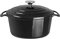 Vogue Round Casserole Black - 205mm 3 1/5Ltr 108fl oz