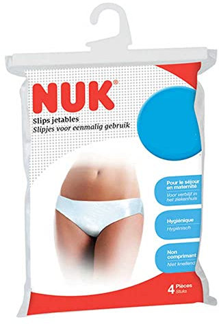 NUK 700650 - Braguitas desechables (4 unidades, talla S)