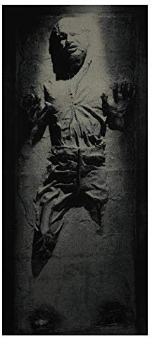 STAR WARS Han Solo in Karbonit-Teppich für Wohnzimmer, 81,3 x 183,9 cm