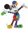 Disney Britto Collection Mickey Mouse Mini Figurine, Bunt