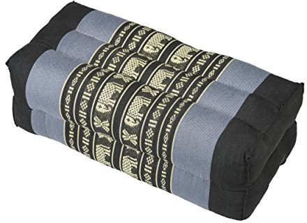 Handelsturm Kissen Block 35x15x10 mit Füllung aus Kapok. Perfekt für Meditation, Yoga und Entspannung (Elefanten blau)