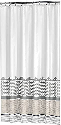Sealskin Textil Duschvorhang Marrakech, B x H: 180 x 200 cm, Silber