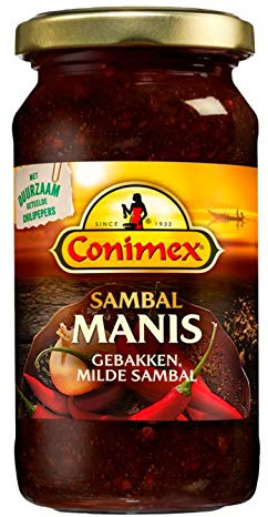 Conimex Sambal Manis 200 gr / 7 oz [PAQUETE DE 3]