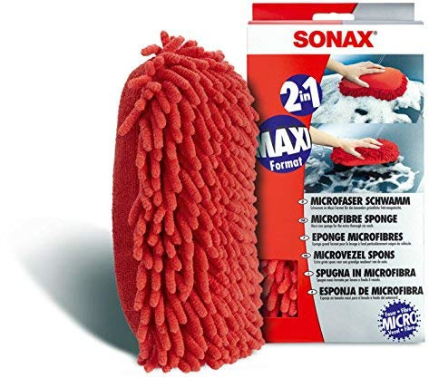 SONAX 8X 04281000 Microfaser Schwamm Autowäsche 1 Stück